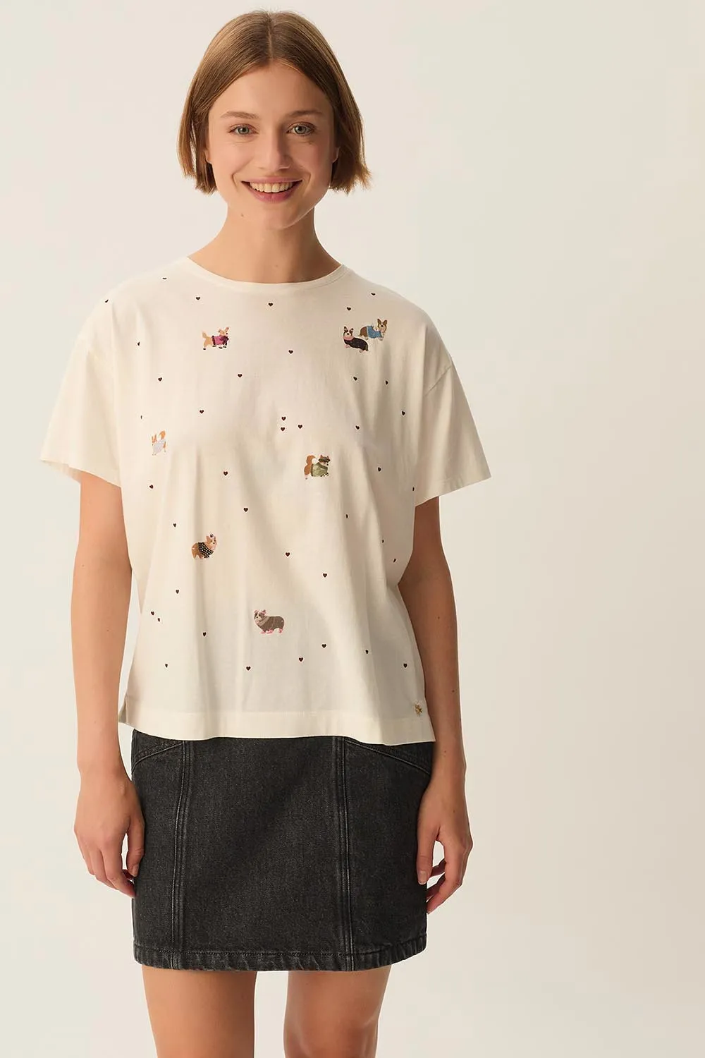 Tee-shirt Fanelie Ecru sold by Des Petits Hauts