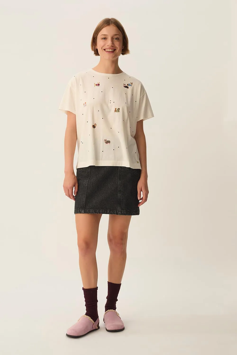 Tee-shirt Fanelie Ecru sold by Des Petits Hauts product image thumbnail 3