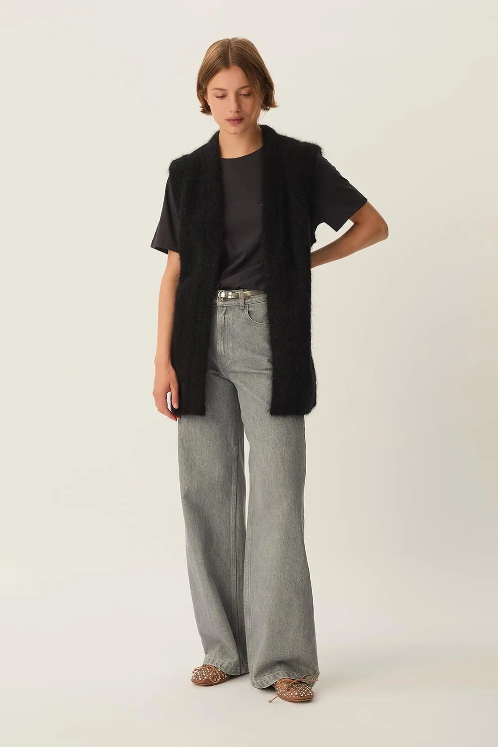 Gilet Alvine Noir sold by Des Petits Hauts product image thumbnail 3