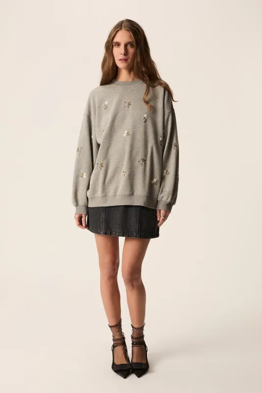 Sweat Joya Gris Chine sold by Des Petits Hauts