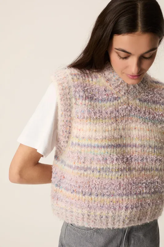 Pull Apollo Multico Poudre sold by Des Petits Hauts