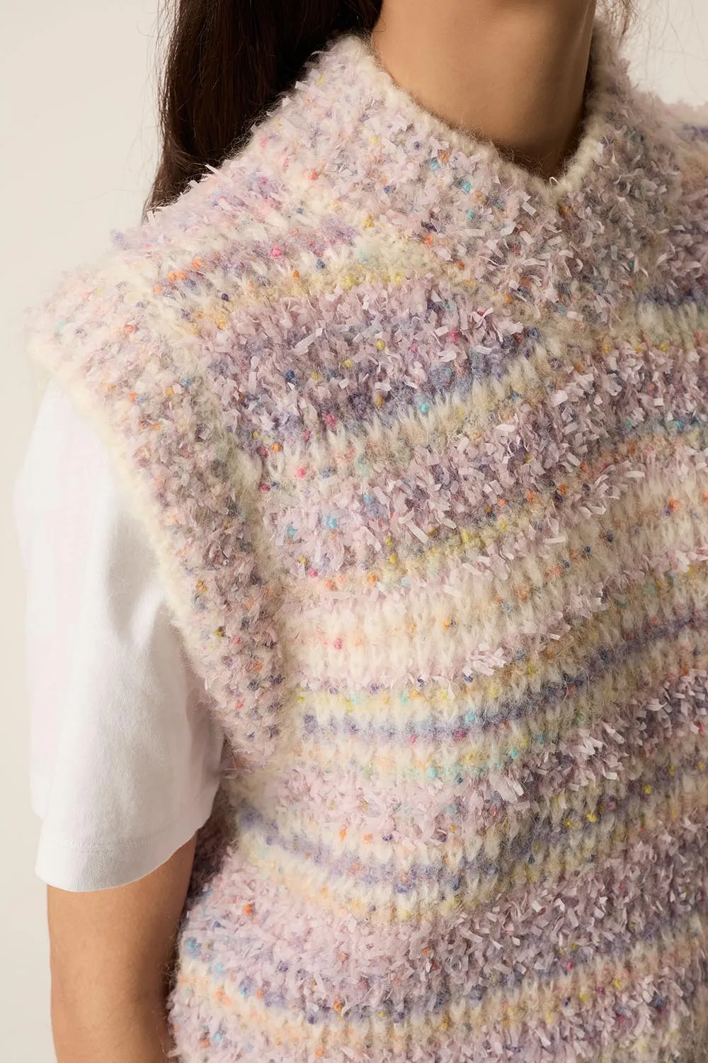 Pull Apollo Multico Poudre sold by Des Petits Hauts product image thumbnail 2