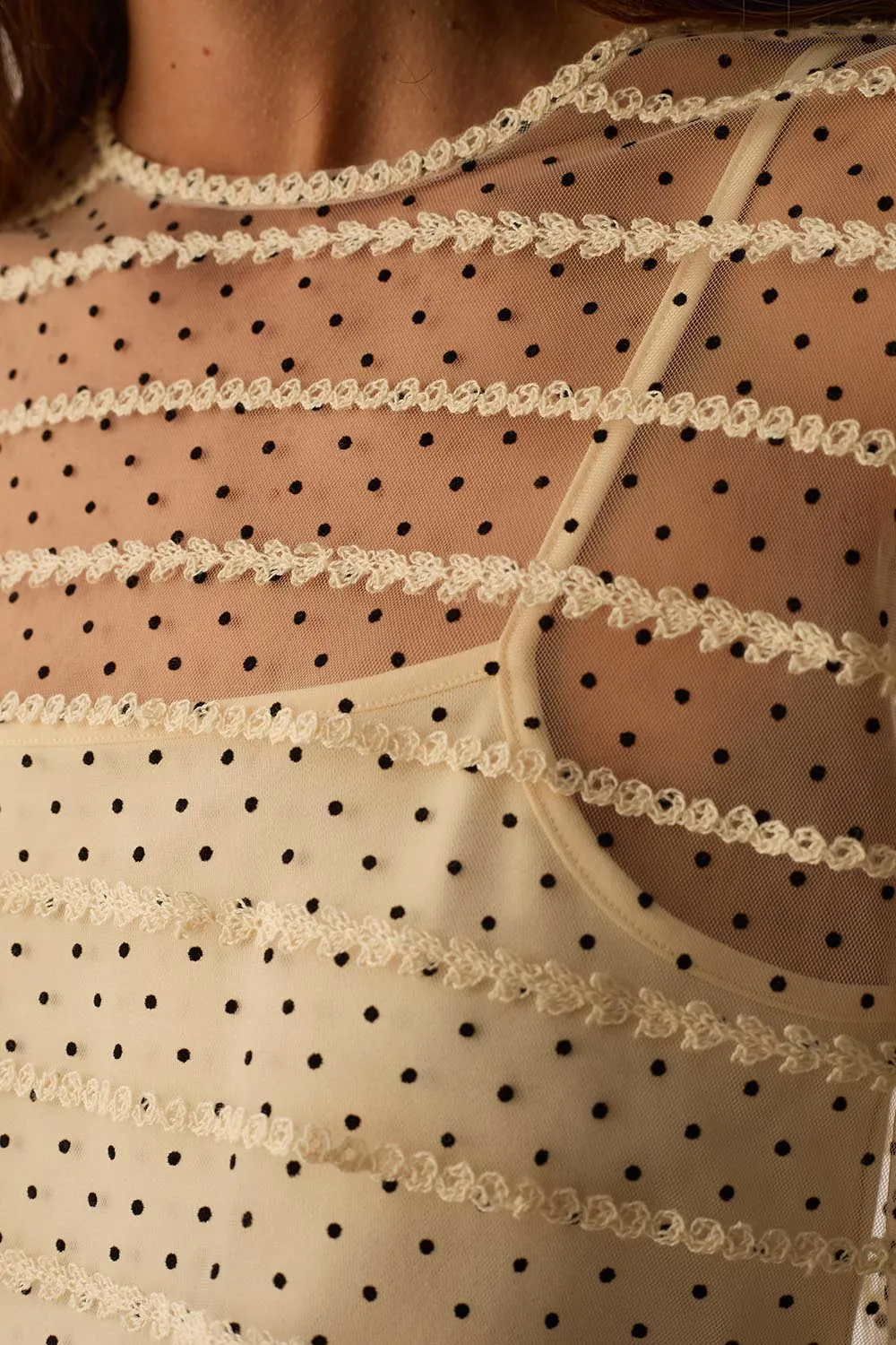 Tee-shirt Gabrielle Creme sold by Des Petits Hauts product image thumbnail 4