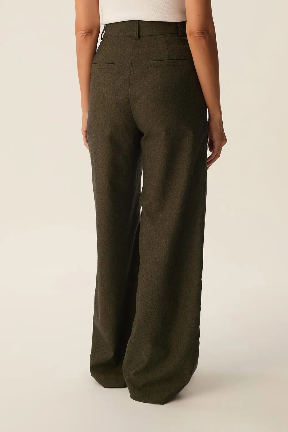 Pantalon Siloe Kaki sold by Des Petits Hauts product image thumbnail 5