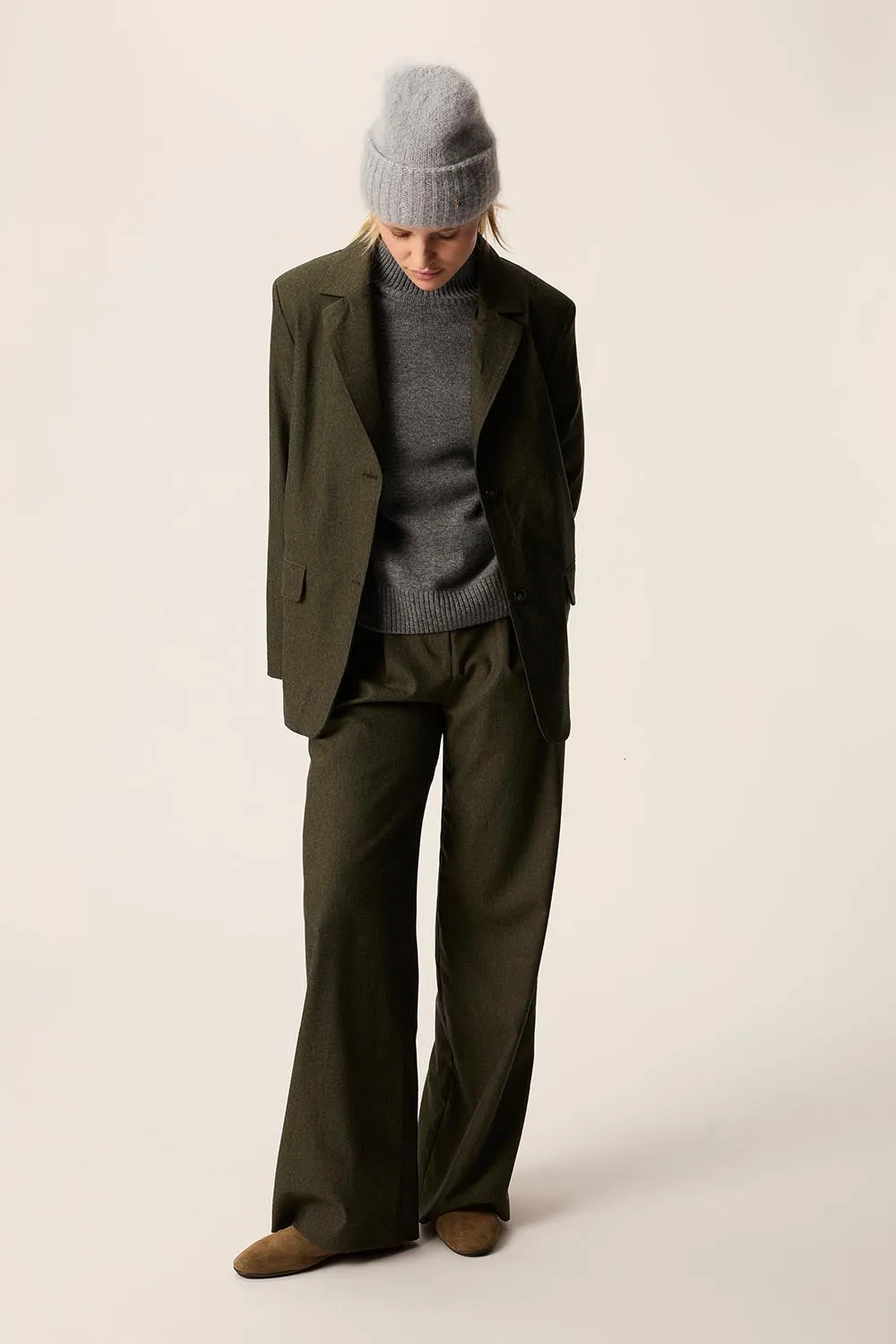 Pantalon Siloe Kaki sold by Des Petits Hauts