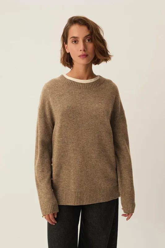 Pull Arigato Loup sold by Des Petits Hauts