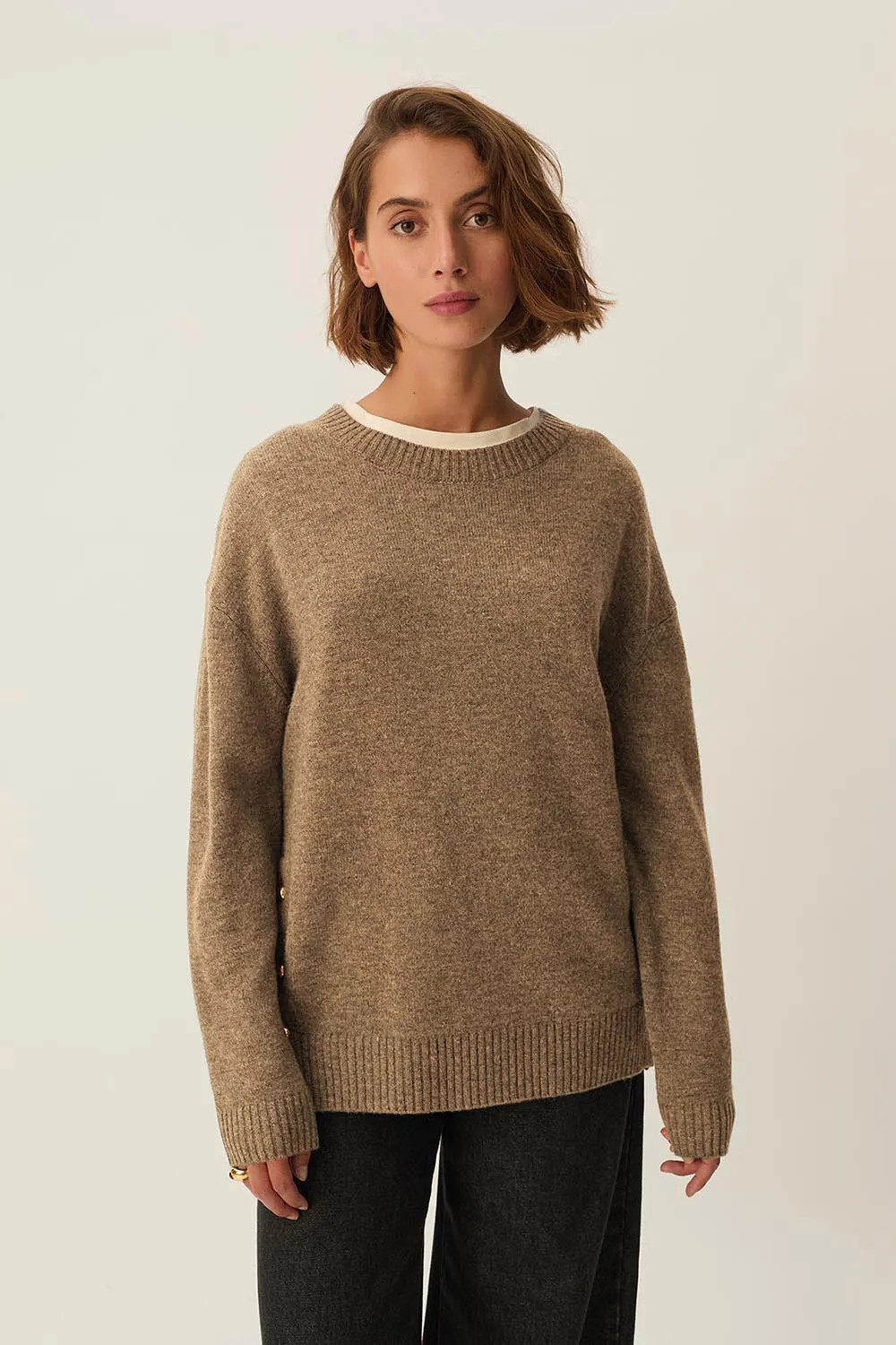 Pull Arigato Loup sold by Des Petits Hauts