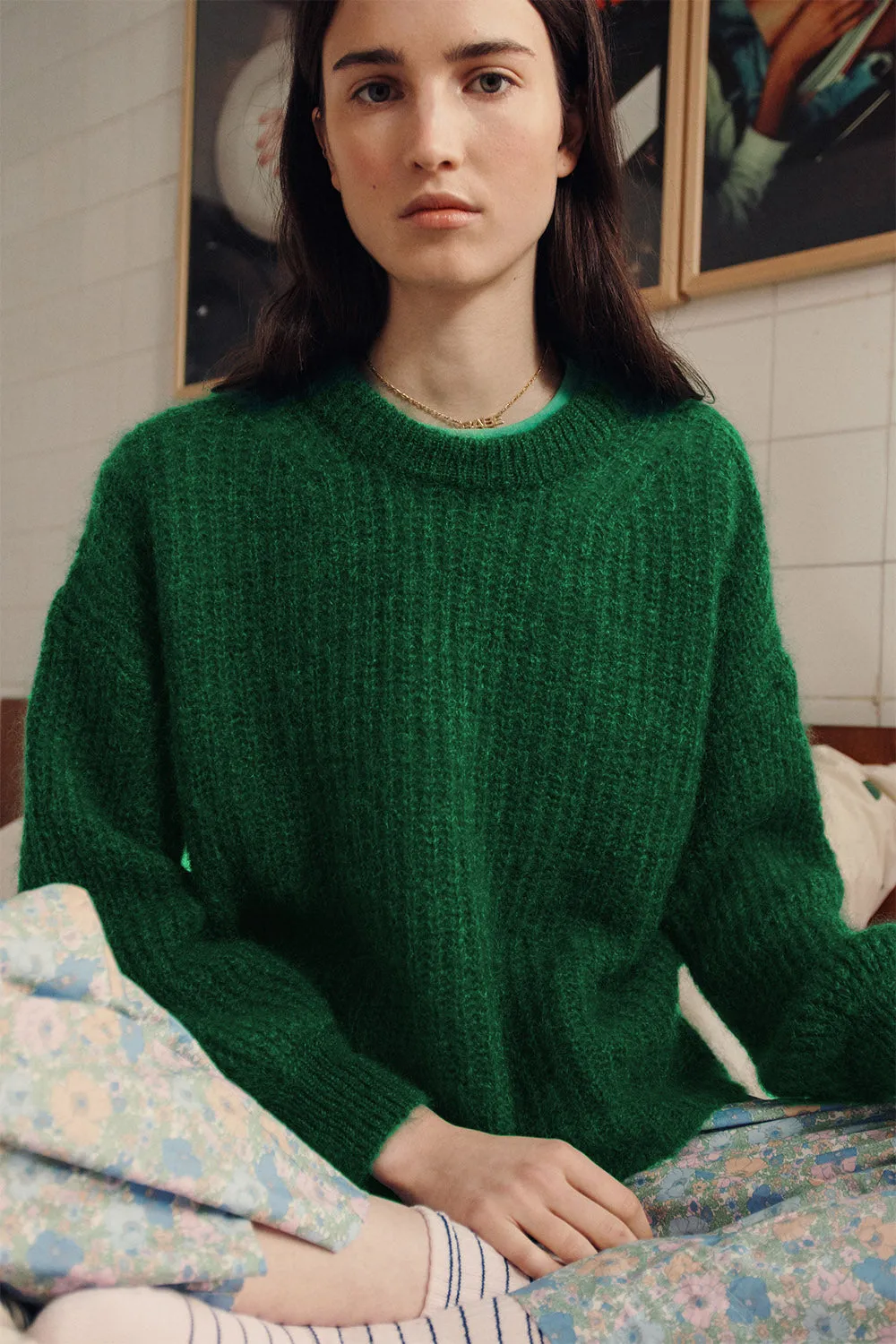 Pull Burma Kale sold by Des Petits Hauts