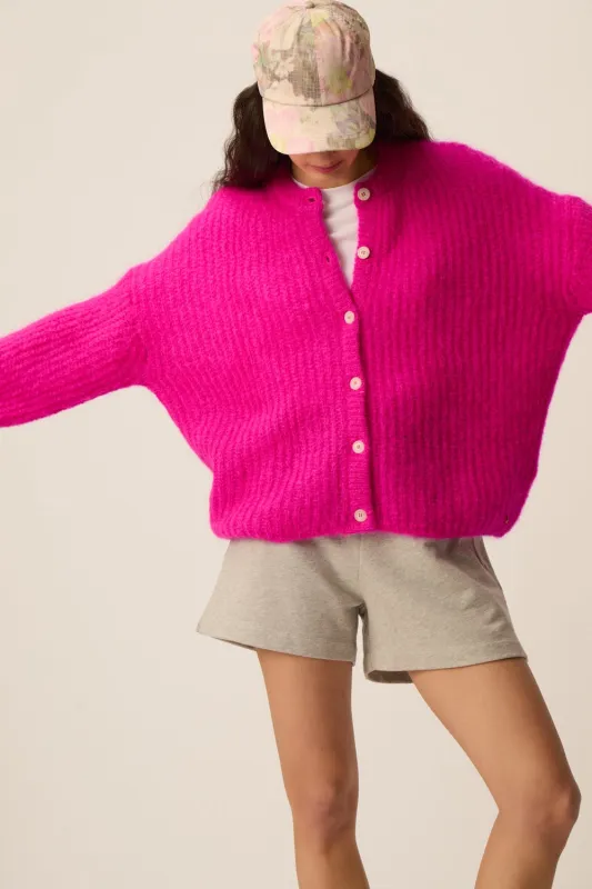 Gilet Alma Fuchsia made by Des Petits Hauts