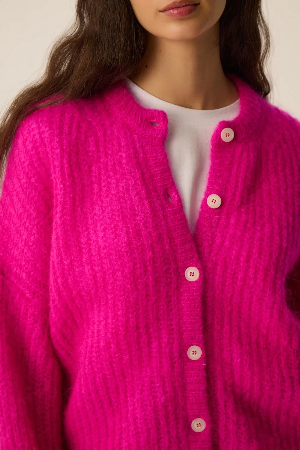 Gilet Alma Fuchsia sold by Des Petits Hauts product image thumbnail 4