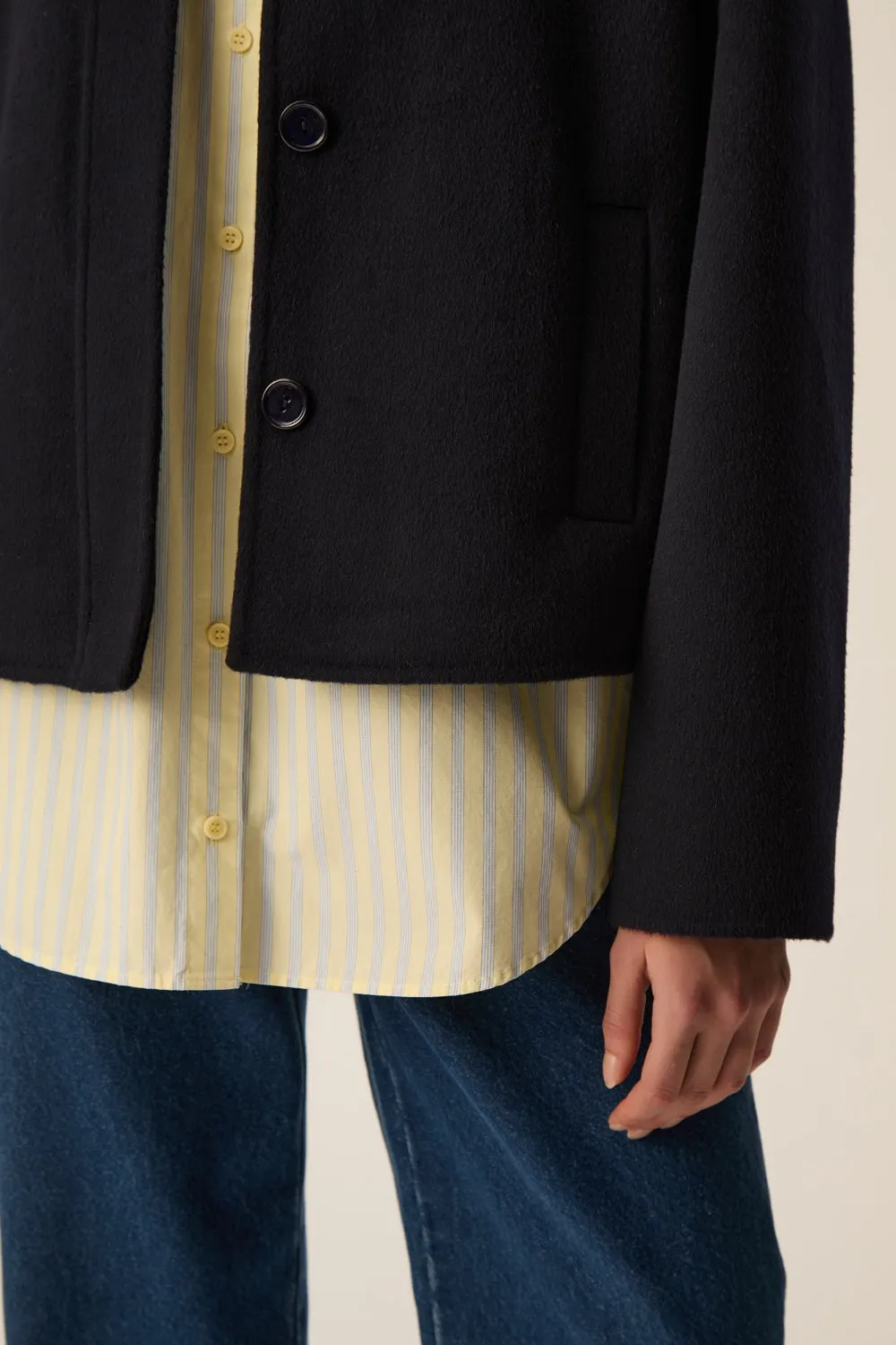 Manteau Yseult Marine sold by Des Petits Hauts product image thumbnail 5