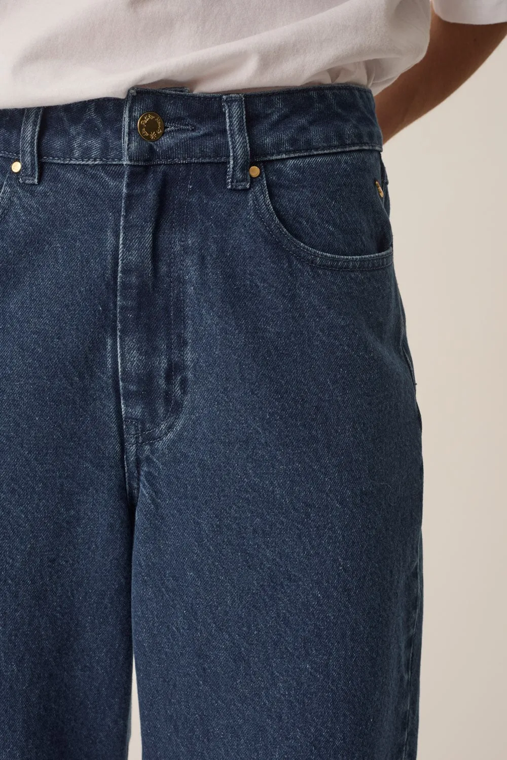 Jean Qarl Dark Indigo sold by Des Petits Hauts product image thumbnail 4
