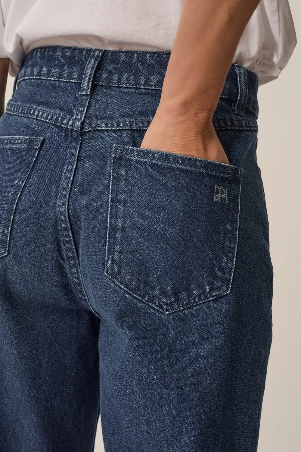 Jean Qarl Dark Indigo sold by Des Petits Hauts product image thumbnail 5