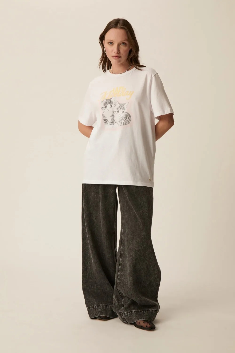 Tee-shirt Jeanne Ecru sold by Des Petits Hauts product image thumbnail 3
