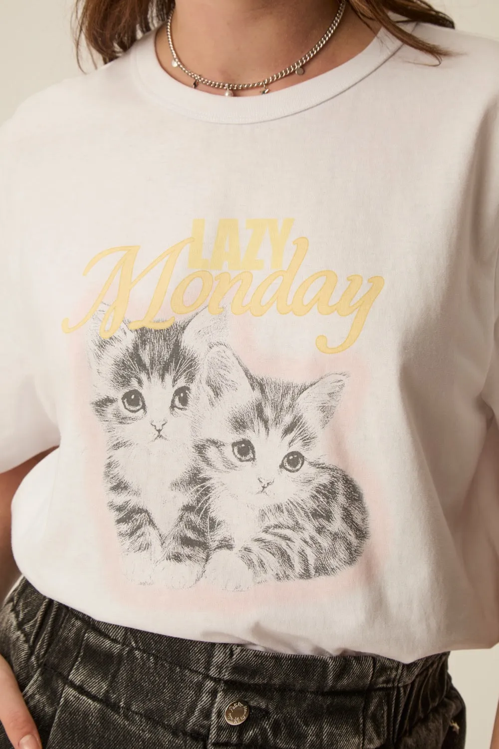 Tee-shirt Jeanne Ecru sold by Des Petits Hauts product image thumbnail 4