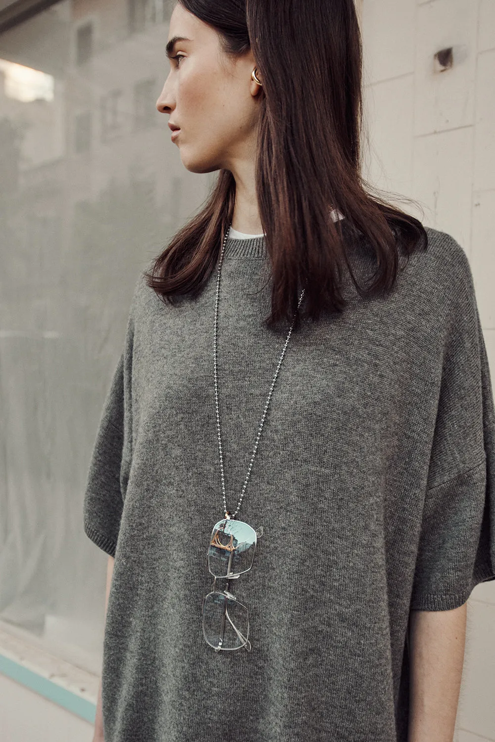 Pull manches courtes Aromane Gris Medium sold by Des Petits Hauts product image thumbnail 2