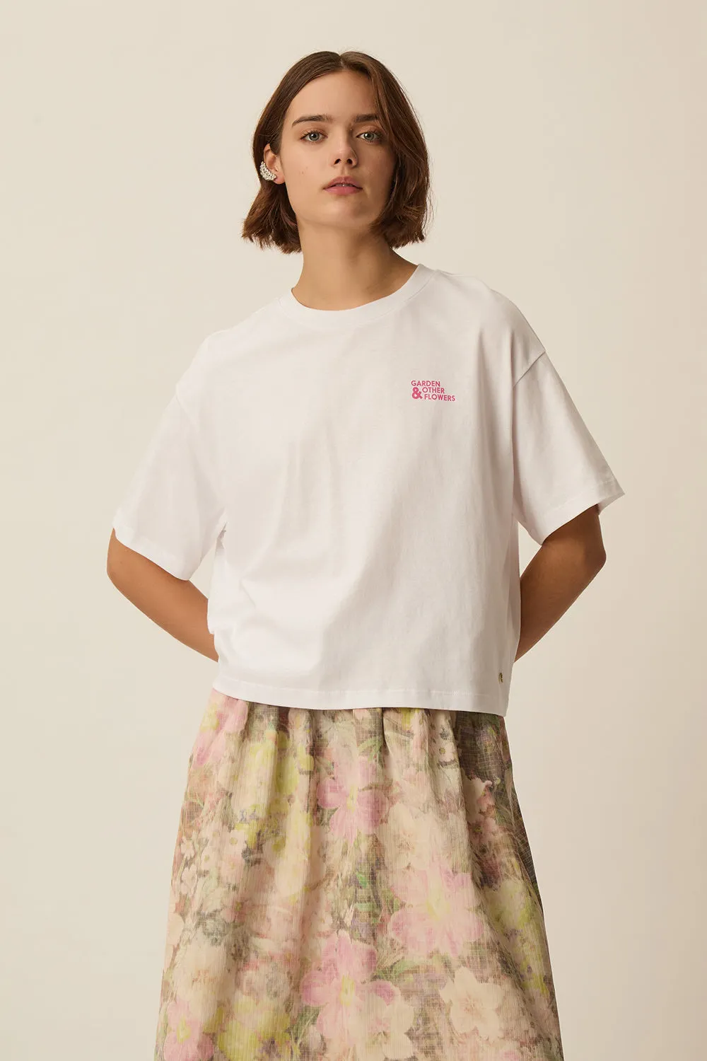 Tee-shirt Jenael Ecru sold by Des Petits Hauts product image thumbnail 5