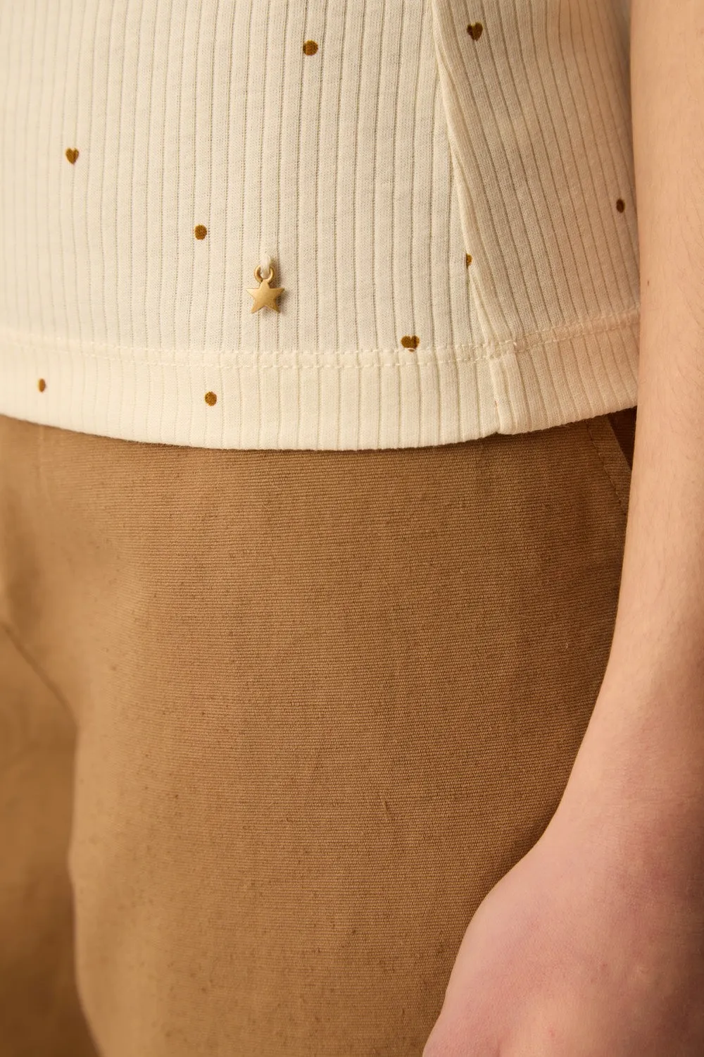 Tee-shirt Hava Ecru/Mousse sold by Des Petits Hauts product image thumbnail 4