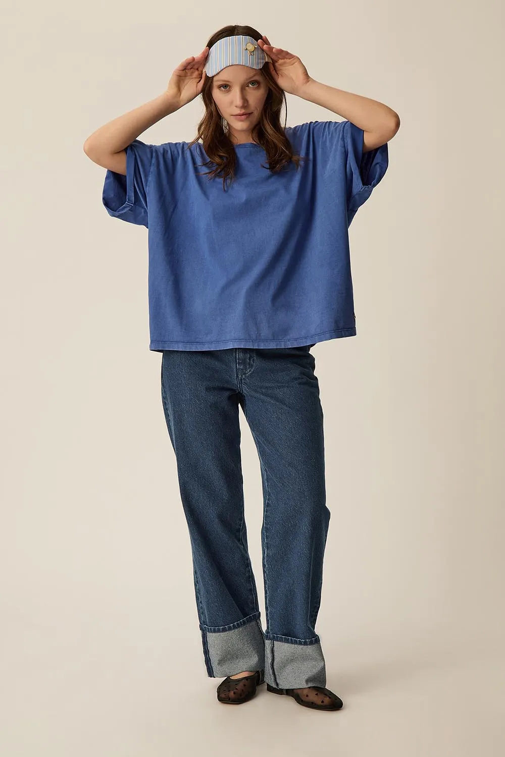 Tee-shirt Haricia Indigo sold by Des Petits Hauts product image thumbnail 3