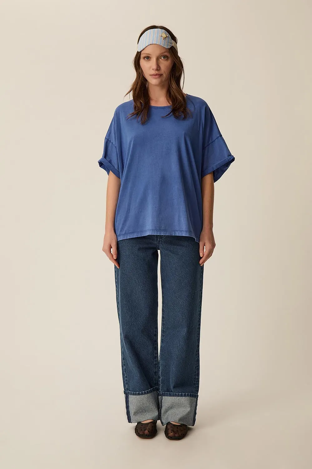 Tee-shirt Haricia Indigo sold by Des Petits Hauts product image thumbnail 5