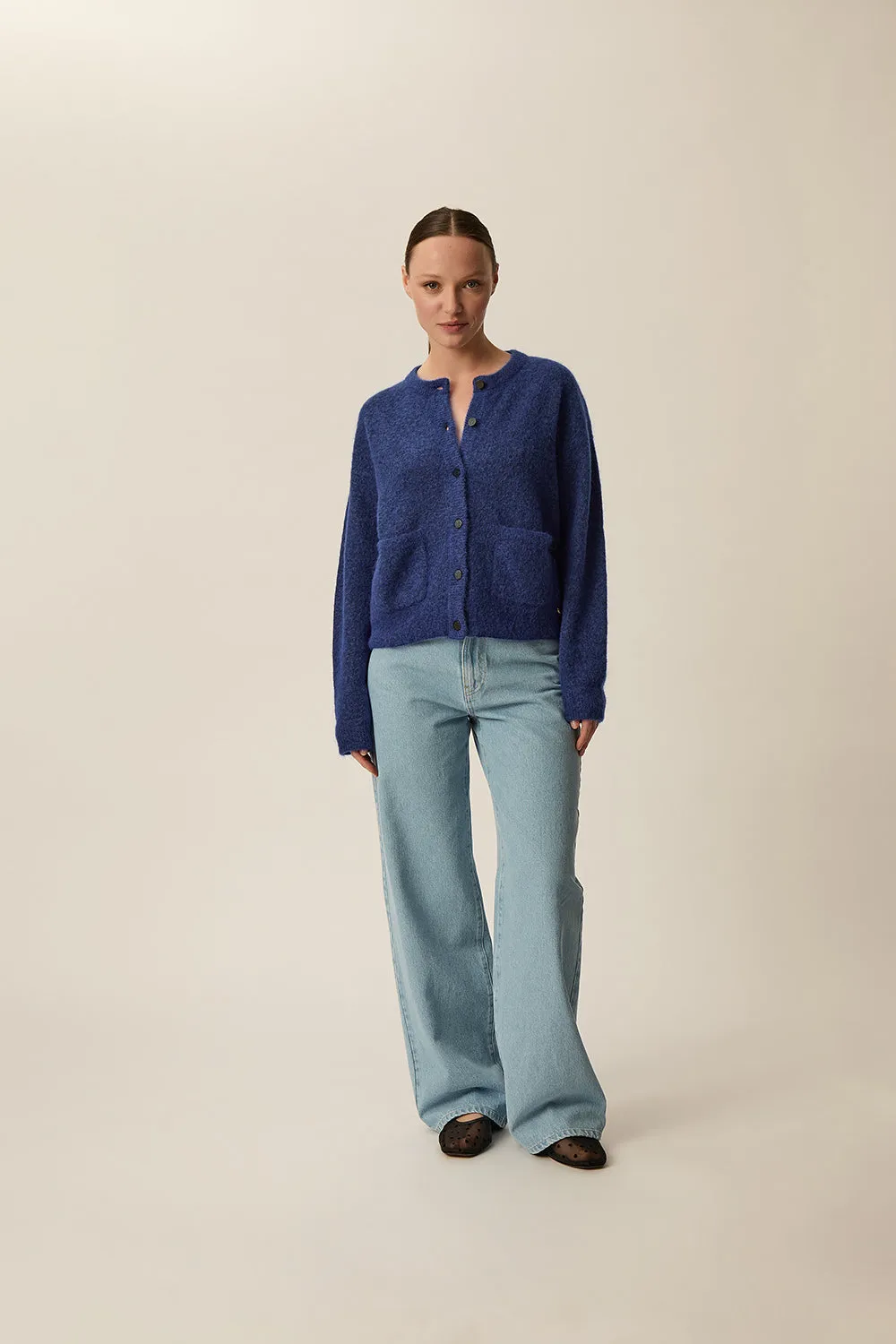 Gilet Dobilou Indigo sold by Des Petits Hauts product image thumbnail 3