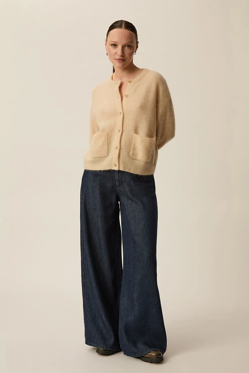 Gilet Dobilou Beige sold by Des Petits Hauts product image thumbnail 3