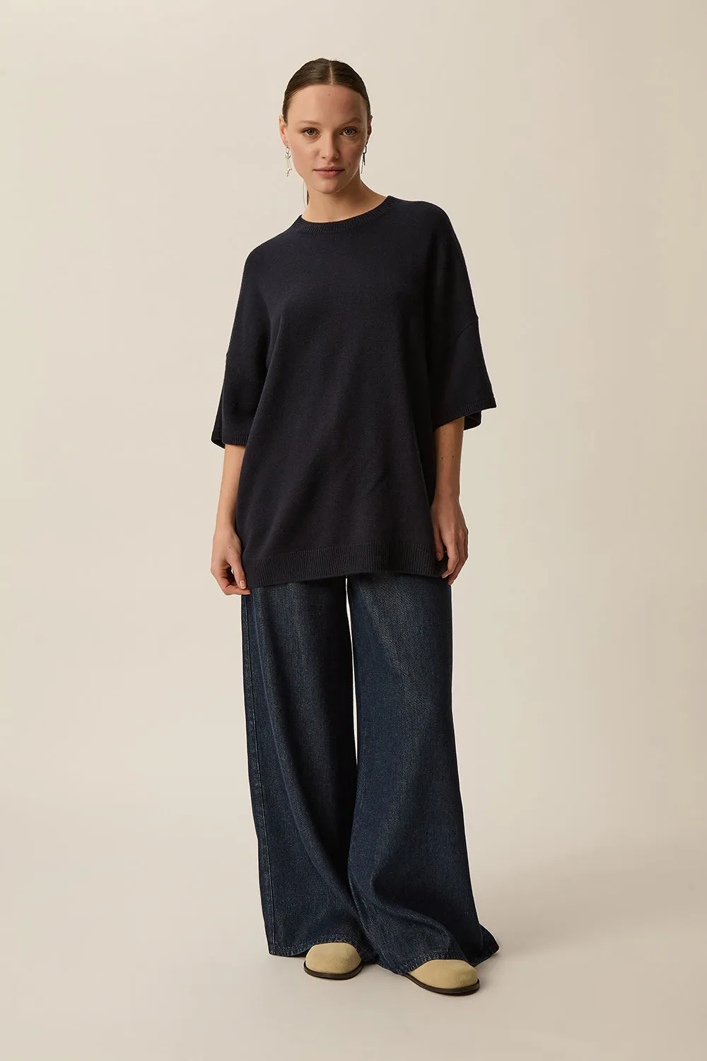 Pull manches courtes Aromane Marine sold by Des Petits Hauts product image thumbnail 3