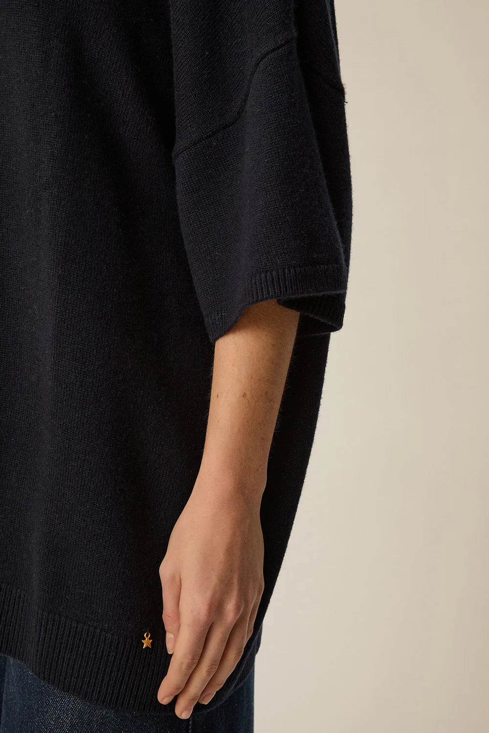 Pull manches courtes Aromane Marine sold by Des Petits Hauts product image thumbnail 4