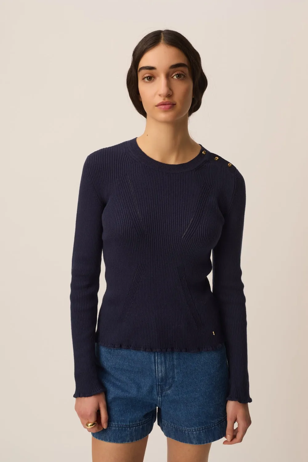 Pull Andy Marine sold by Des Petits Hauts