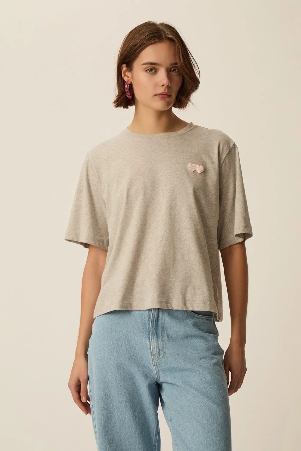 Tee-shirt Jerrypatch Gris Chine sold by Des Petits Hauts