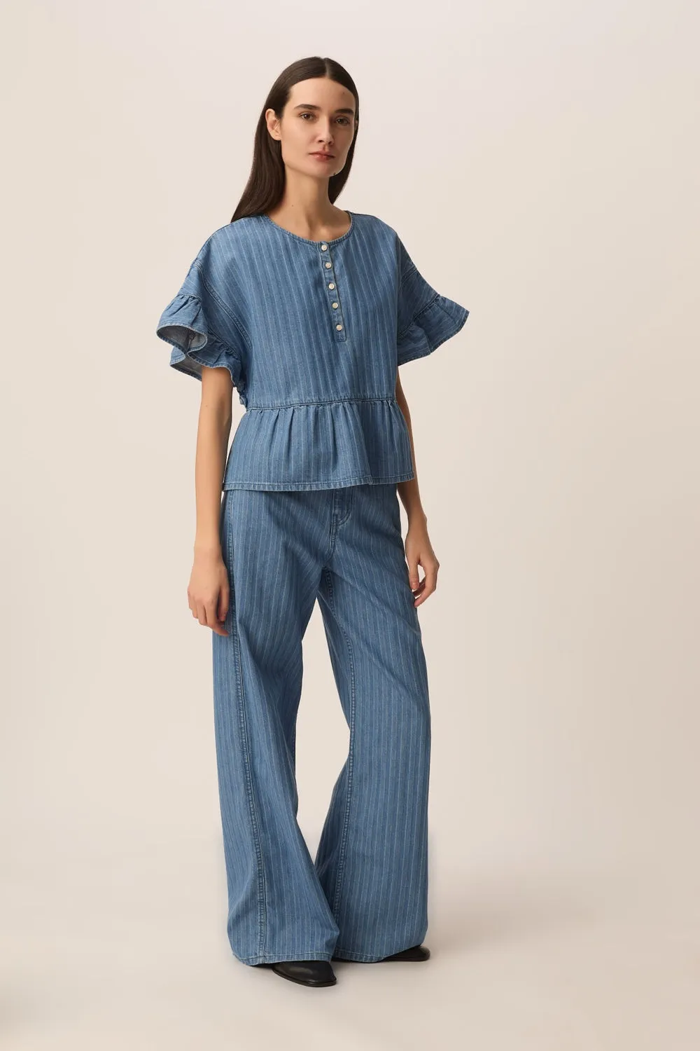 Jean Lise Denim Raye sold by Des Petits Hauts product image thumbnail 3