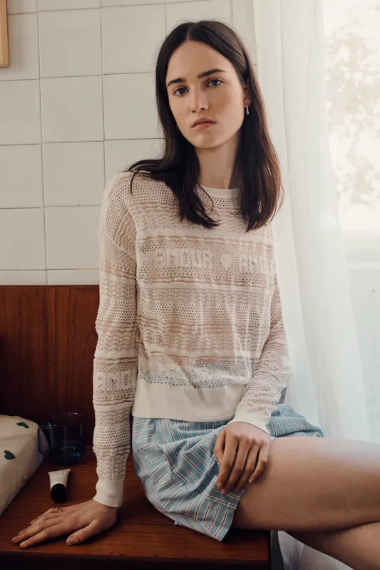 Pull Blisou Creme made by Des Petits Hauts