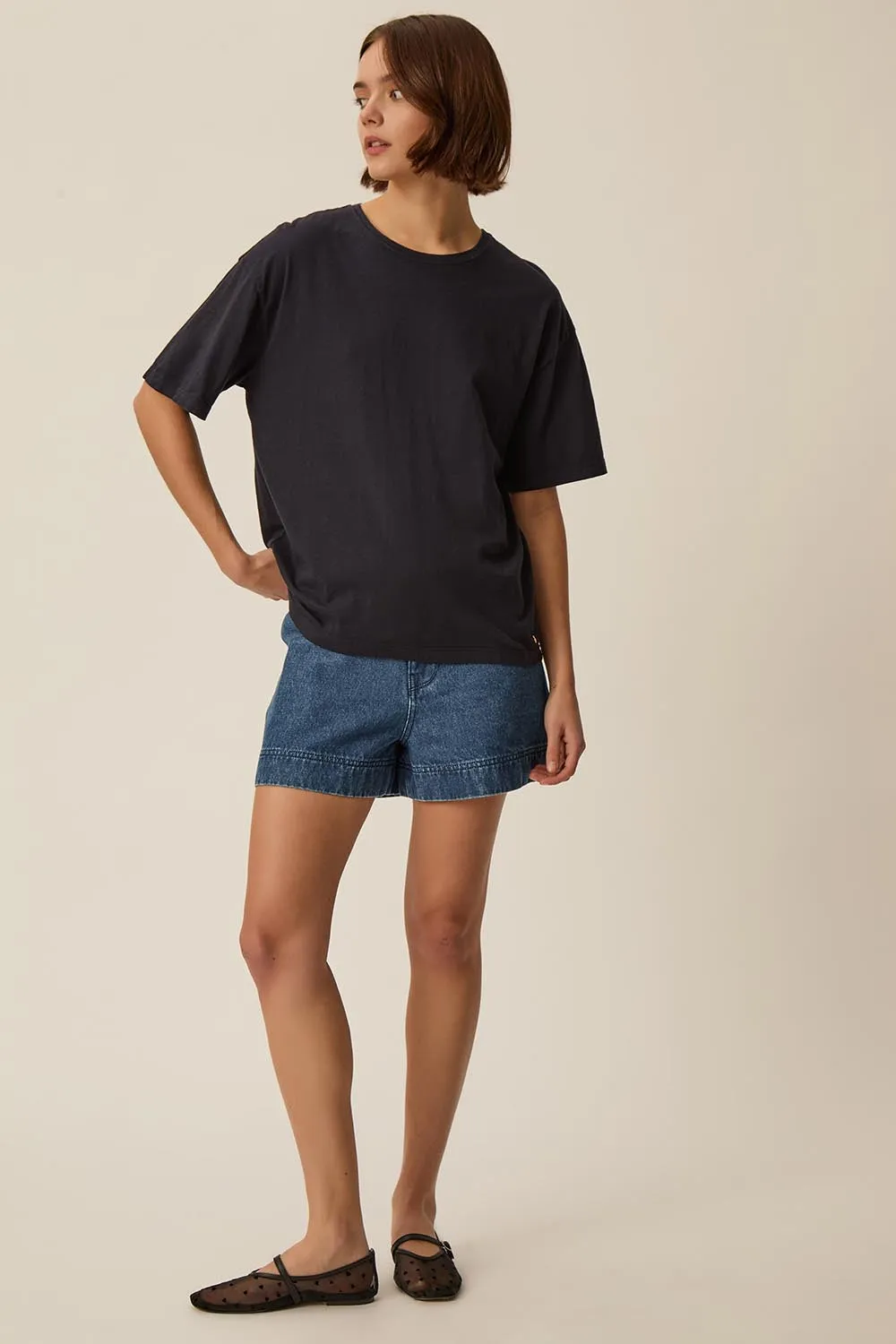 Tee-shirt Zaela Marine sold by Des Petits Hauts product image thumbnail 3