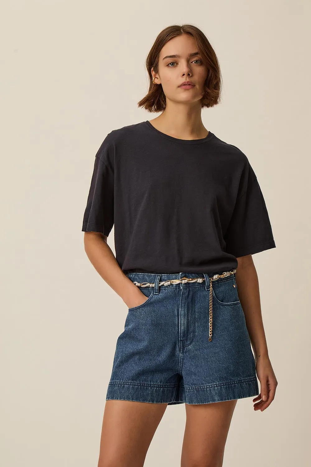 Tee-shirt Zaela Marine sold by Des Petits Hauts product image thumbnail 2