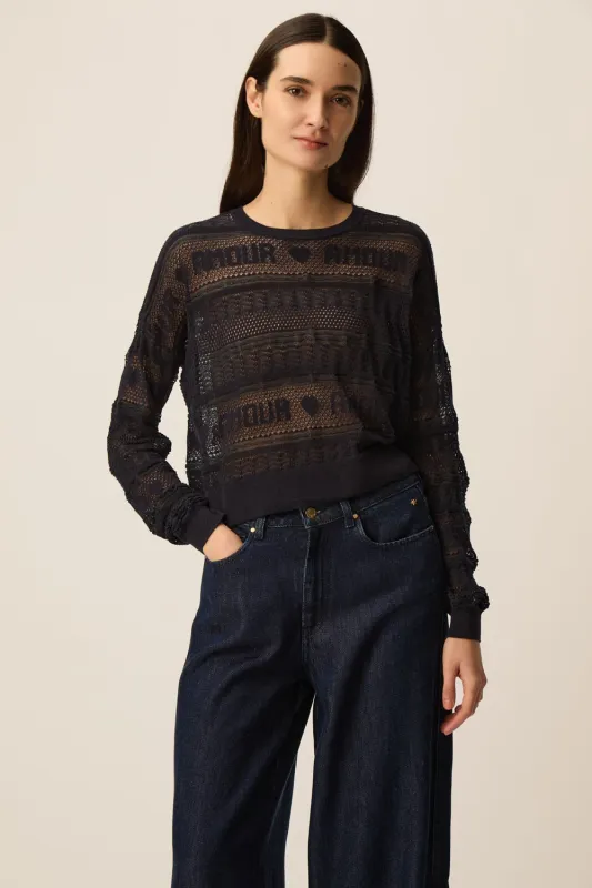 Pull Blisou Marine made by Des Petits Hauts