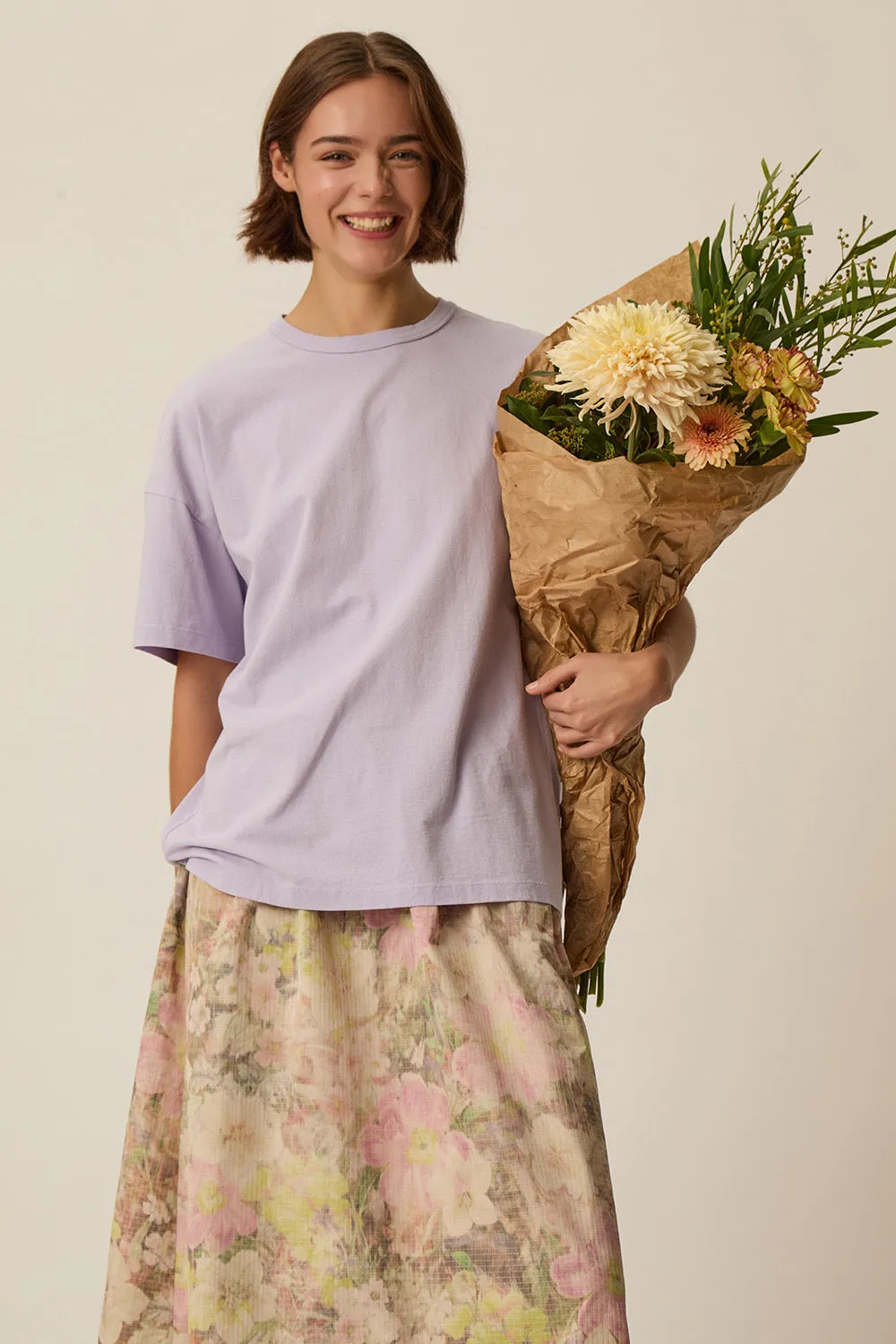 Tee-shirt Jeremi Lavande sold by Des Petits Hauts product image thumbnail 2