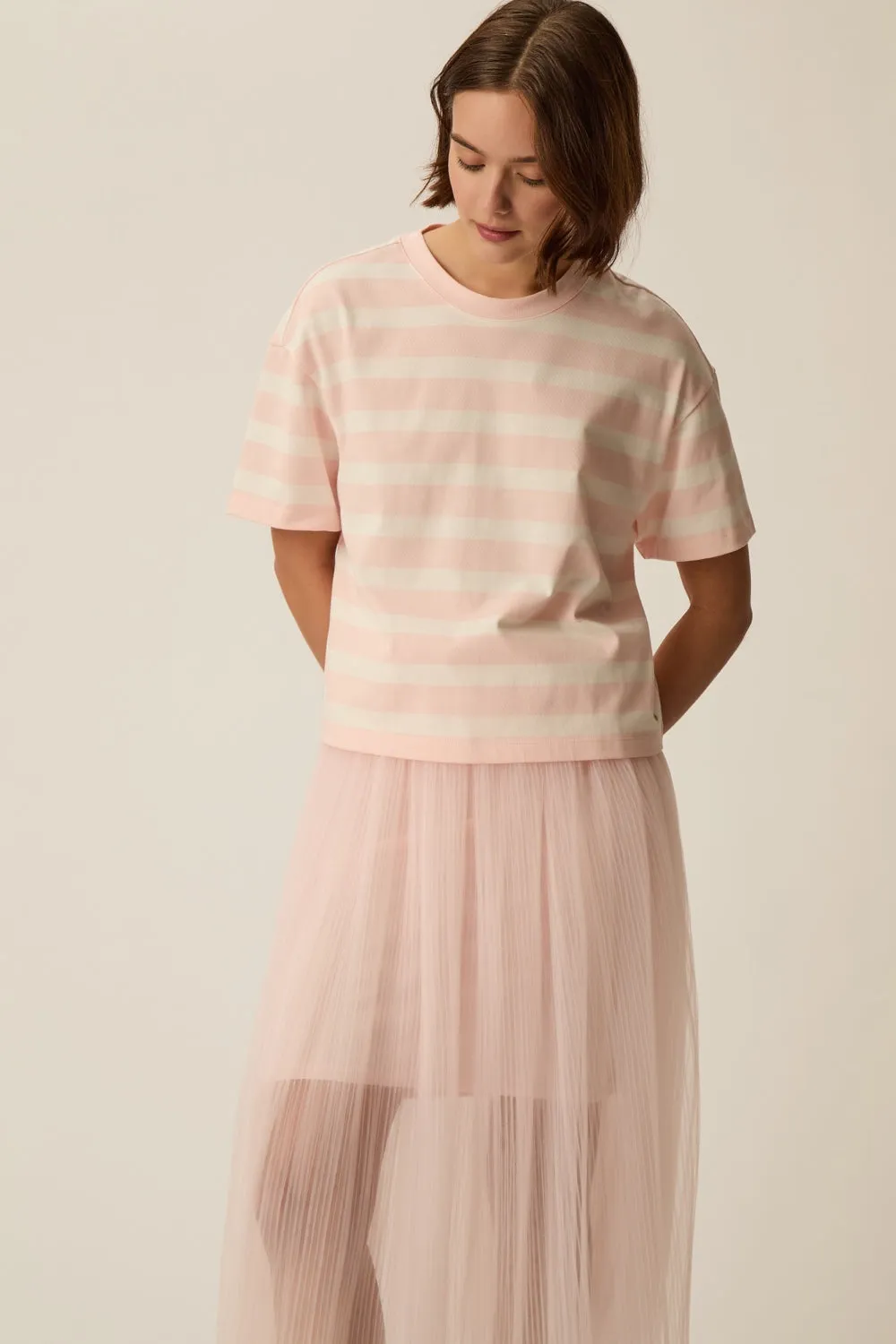 Tee-shirt Filma Bulle/Ecru sold by Des Petits Hauts