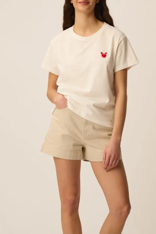 Tee-shirt Ilie Ecru made by Des Petits Hauts