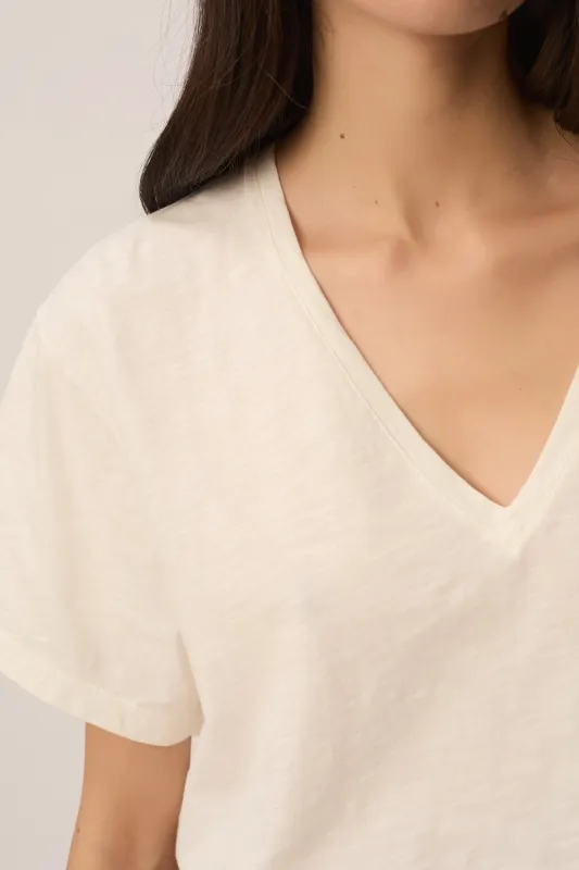 Tee-shirt Zae Ecru made by Des Petits Hauts