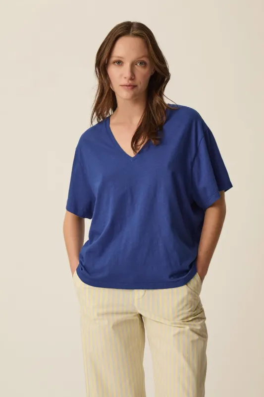 Tee-shirt Zae Indigo made by Des Petits Hauts