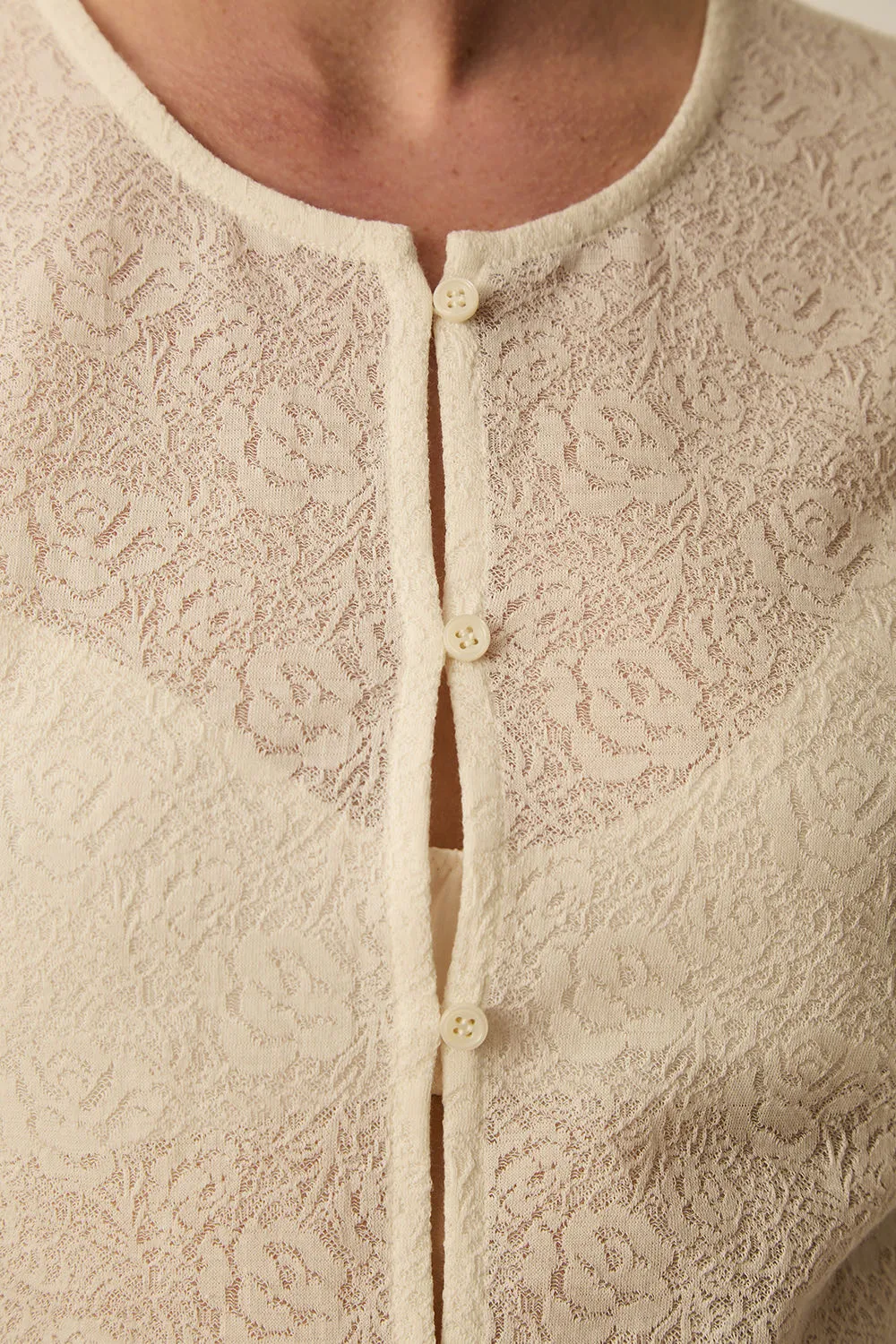 Tee-shirt Grace Ecru sold by Des Petits Hauts product image thumbnail 4