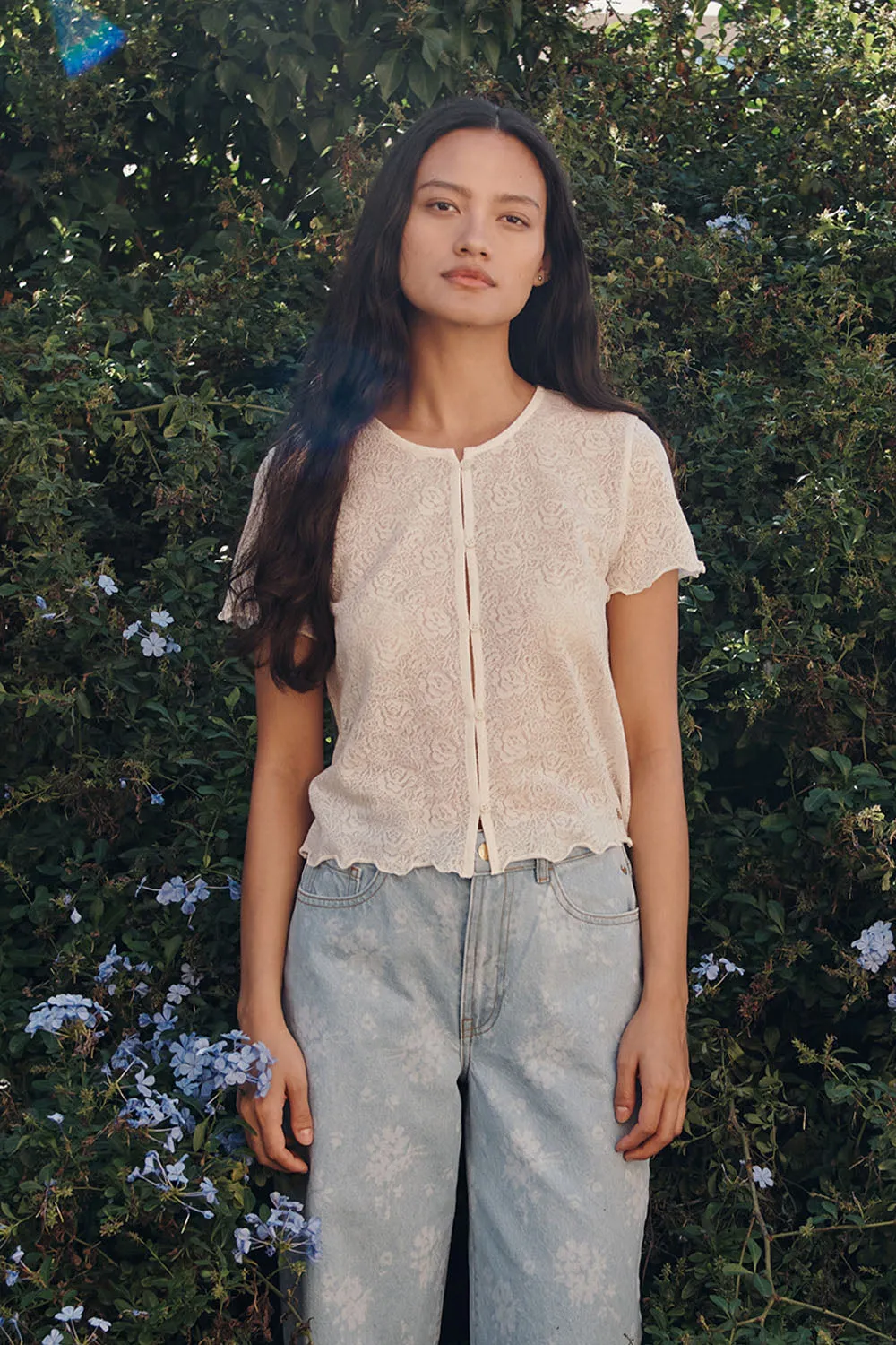 Tee-shirt Grace Ecru sold by Des Petits Hauts