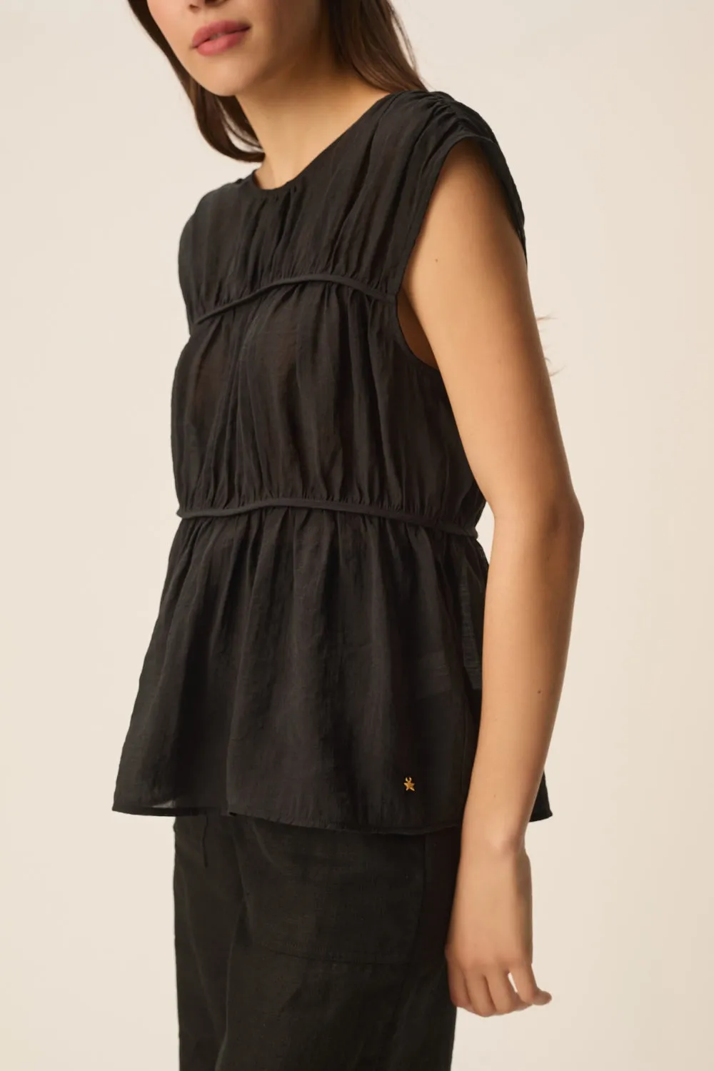 Top Sarah Noir sold by Des Petits Hauts product image thumbnail 5