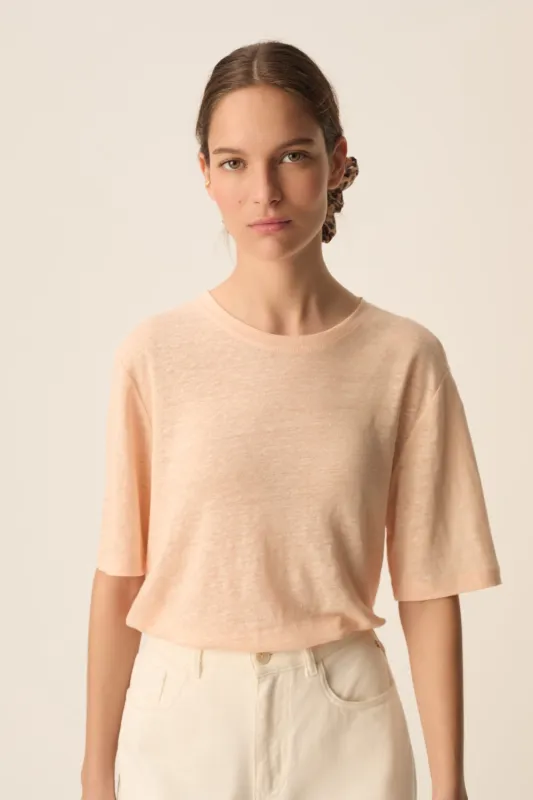 Tee-shirt Hana Peach made by Des Petits Hauts