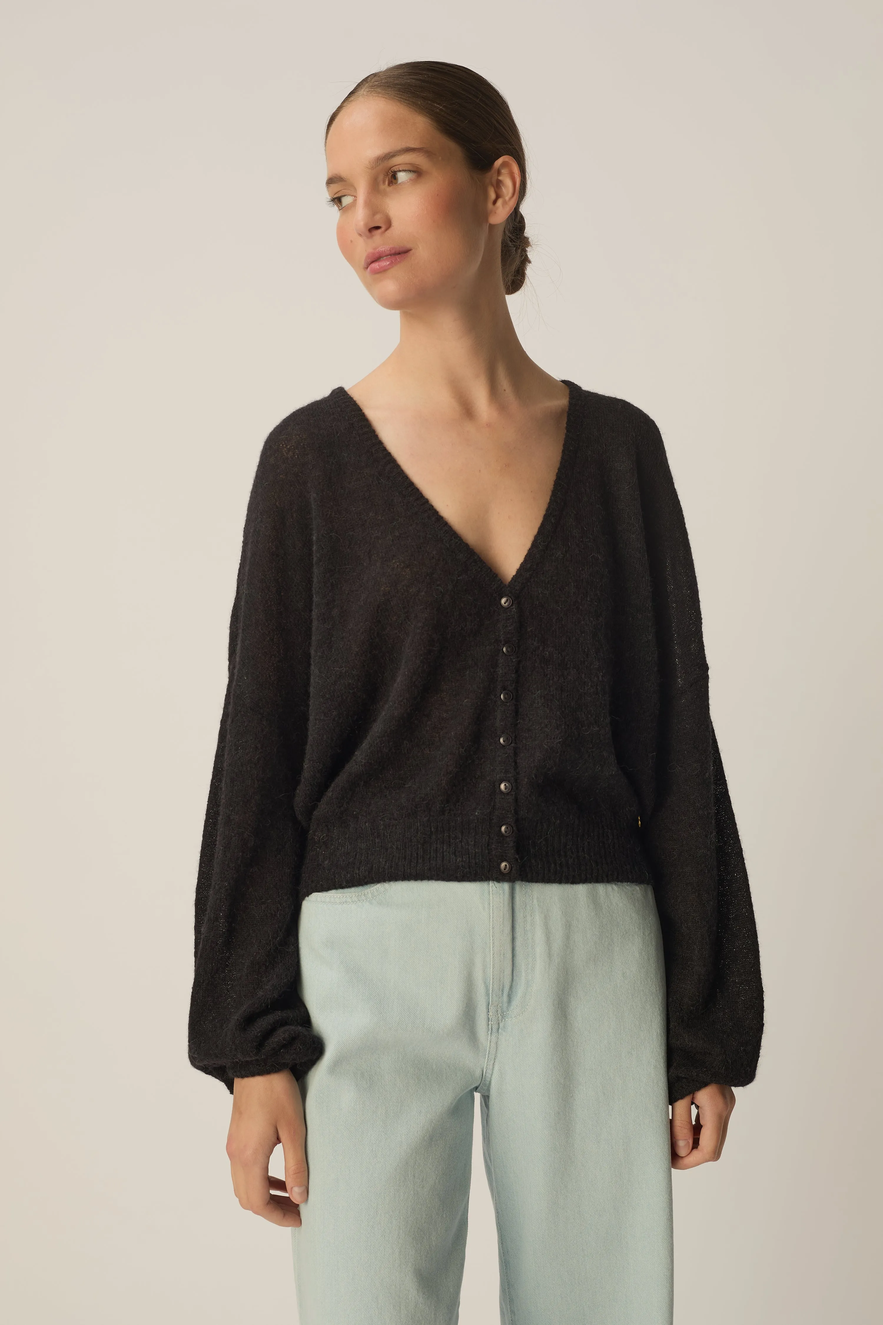Gilet Cocotte Noir sold by Des Petits Hauts product image thumbnail 3