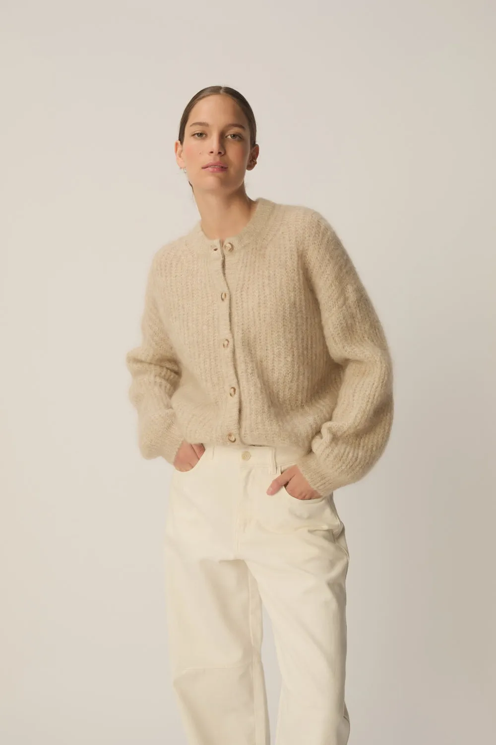 Gilet Alma Latte sold by Des Petits Hauts product image thumbnail 3