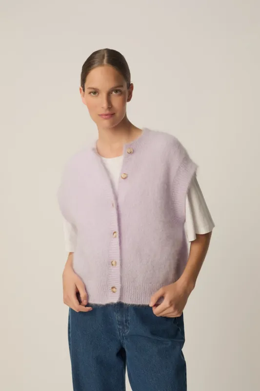 Gilet Alibaba Lavande made by Des Petits Hauts