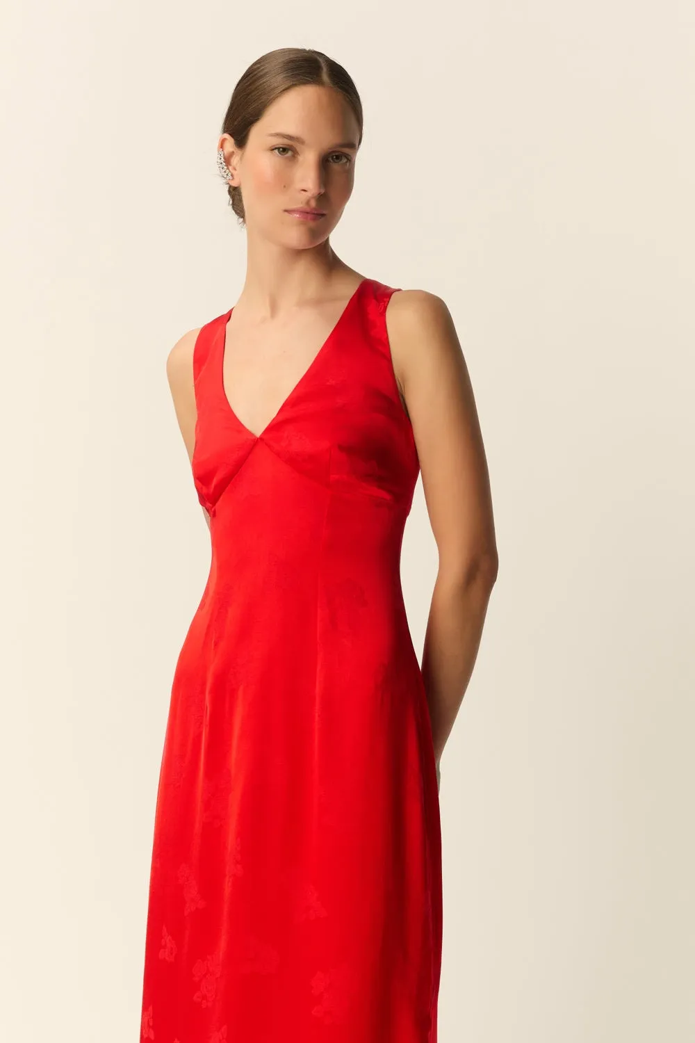 Robe Samia Rouge sold by Des Petits Hauts product image thumbnail 5