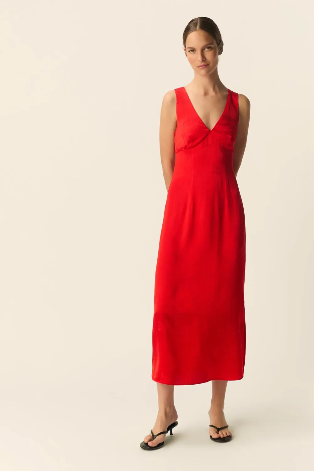 Robe Samia Rouge sold by Des Petits Hauts