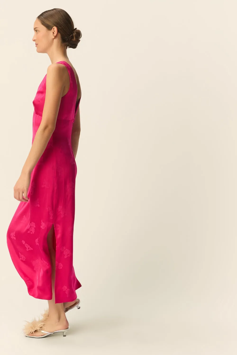 Robe Samia Fuchsia sold by Des Petits Hauts product image thumbnail 4
